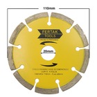 Disco De Corte Diamantado Segmentado 110x20mm | 05 Un